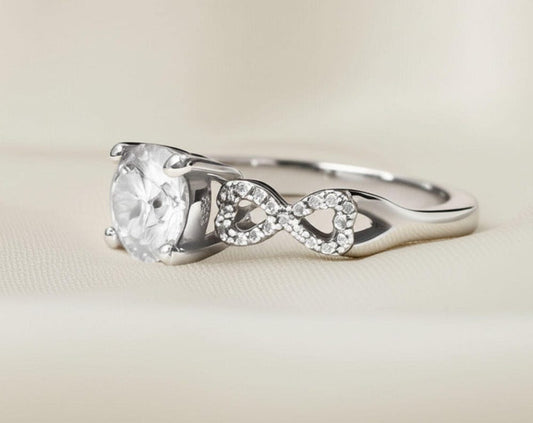 14K Gold Oval Lab Diamond Ring: Hidden Halo Solitaire, IGI Certified