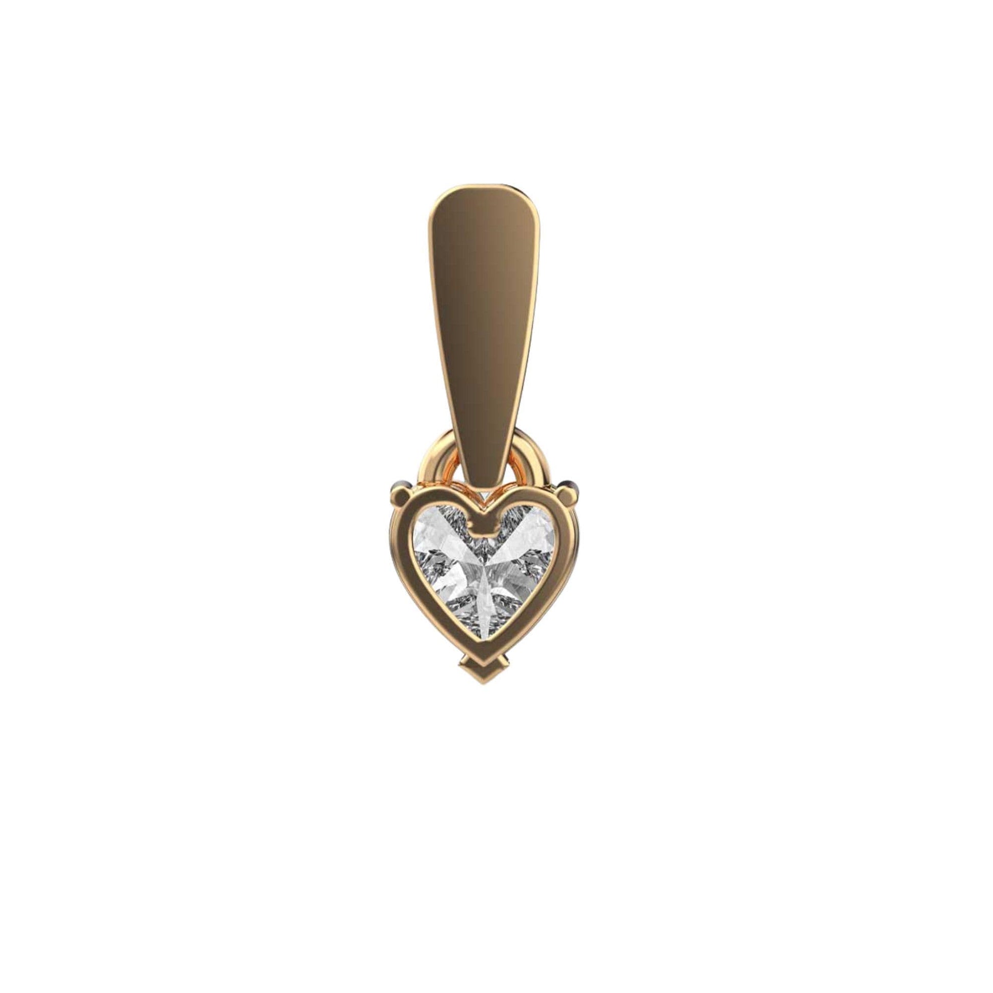 14K Yellow Gold Floral Diamond Pendant 0.15Ct Round EF VVS/VS 16 Stones No Chain