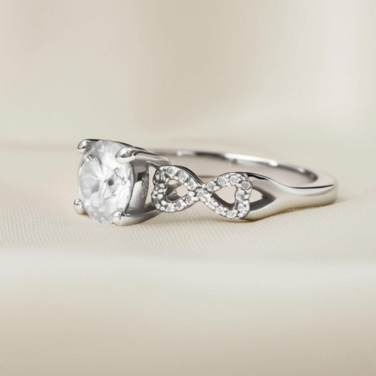 14K Gold Oval Lab Diamond Ring: Hidden Halo Solitaire, IGI Certified